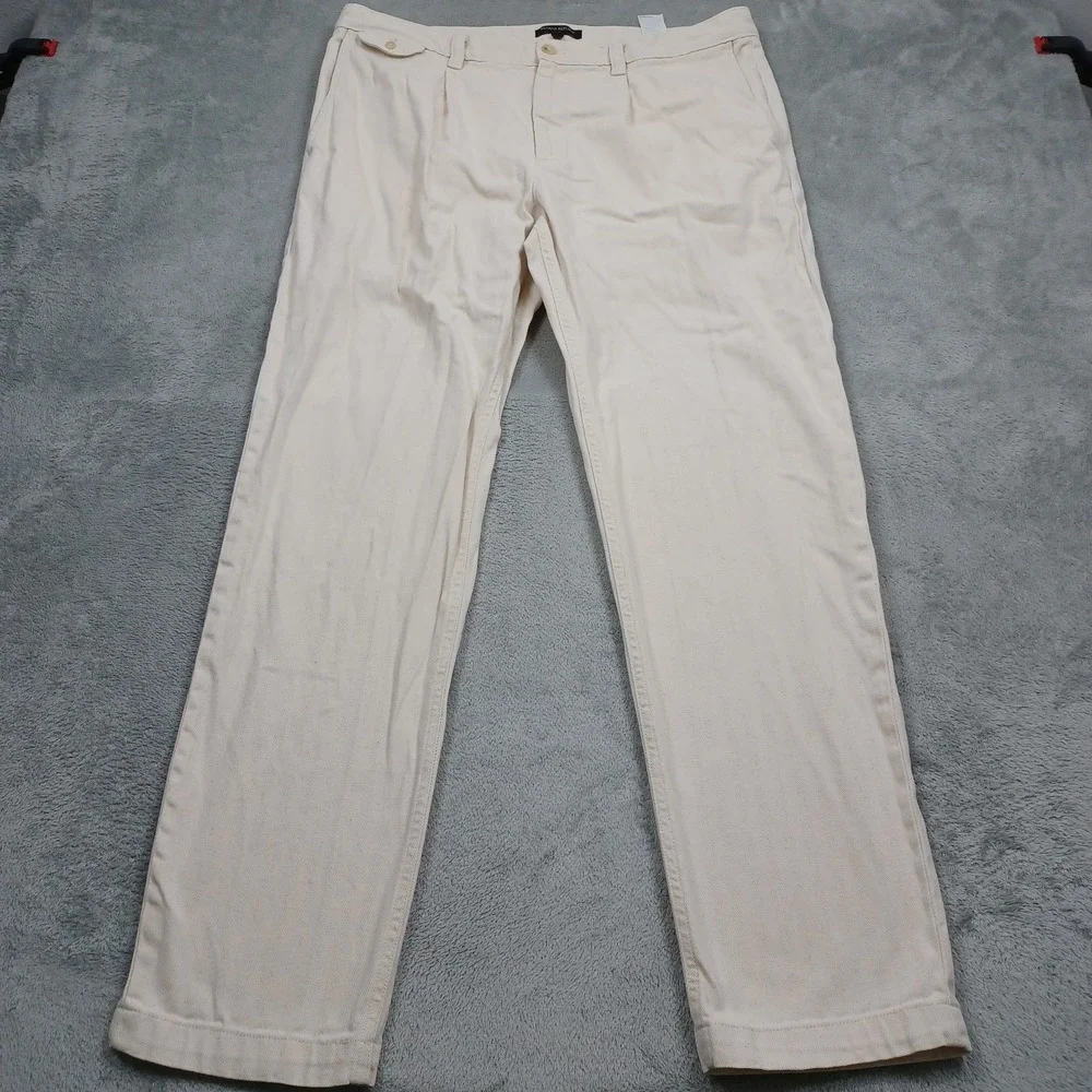 Banana Republic Pants Mens 36x32 Brown Straight Preppy Chino Cotton